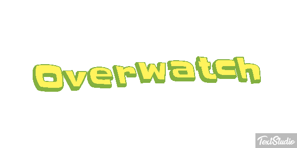 Overwatch Текстовый эффект