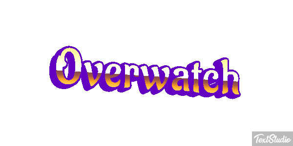 Overwatch Текстовый эффект