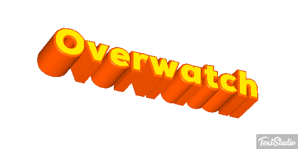 Overwatch Текстовый эффект
