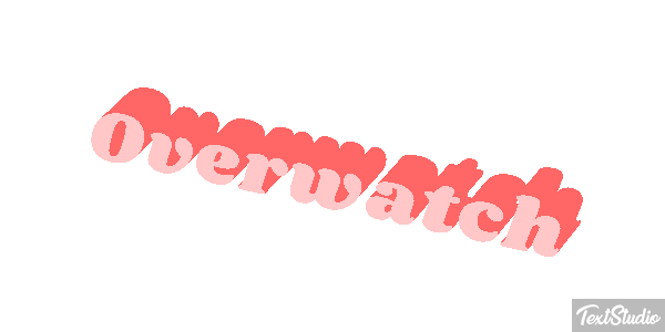 Overwatch Текстовый эффект