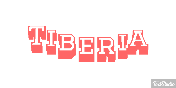 Tiberia Текстовый эффект