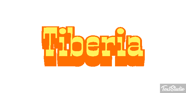 Tiberia Текстовый эффект