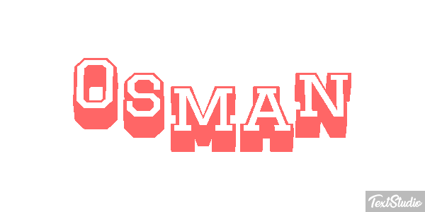 Osman Efecto de texto