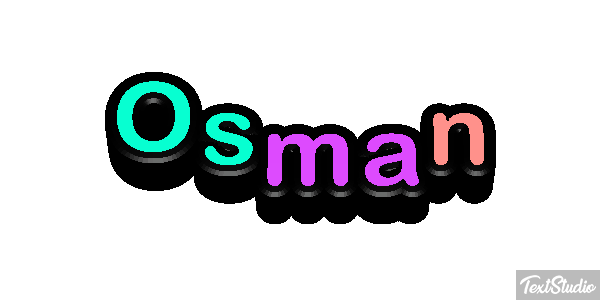 Osman Efecto de texto