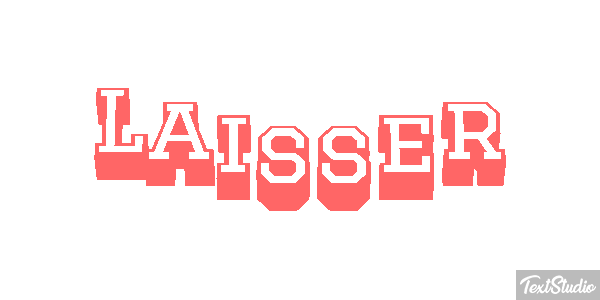 Laisser Effet de texte
