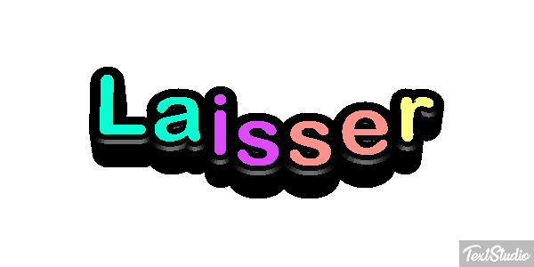 Laisser Effet de texte