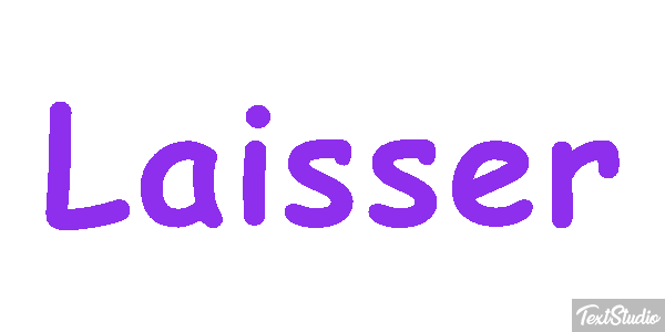 Laisser Effet de texte