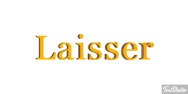 Laisser Effet de texte