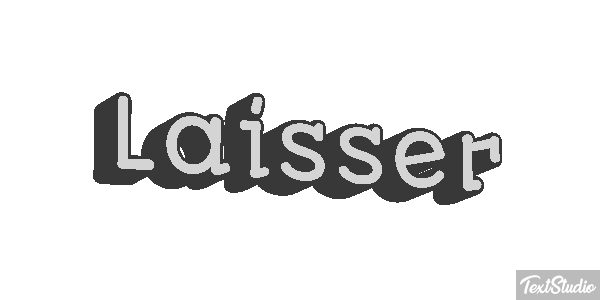Laisser Effet de texte