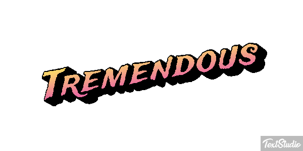 Tremendous Effetto testo