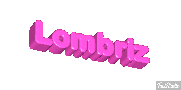 Lombriz Tekst effect