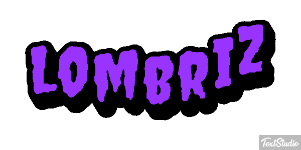 Lombriz Tekst effect