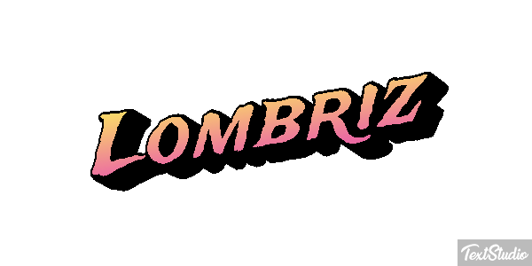 Lombriz Tekst effect