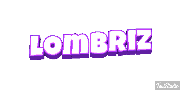 Lombriz Tekst effect