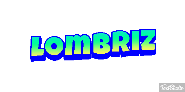 Lombriz Tekst effect