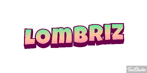 Lombriz Tekst effect