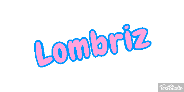 Lombriz Tekst effect