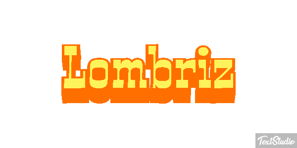 Lombriz Tekst effect