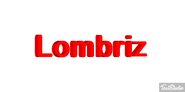 Lombriz Tekst effect