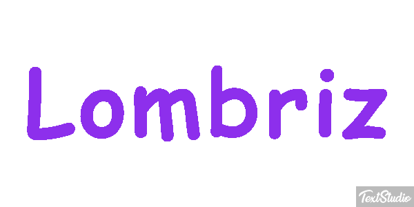 Lombriz Tekst effect