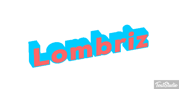 Lombriz Tekst effect