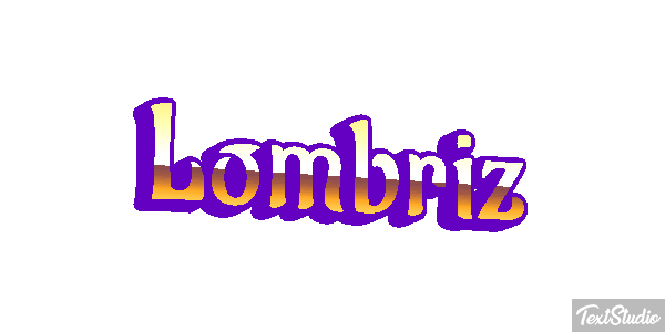 Lombriz Tekst effect
