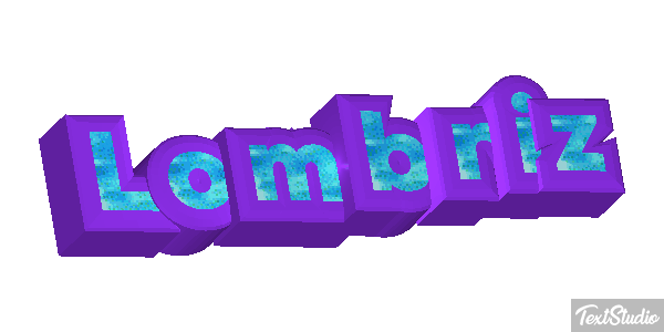 Lombriz Tekst effect