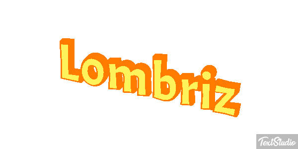Lombriz Tekst effect
