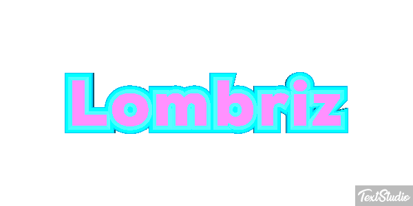 Lombriz Tekst effect
