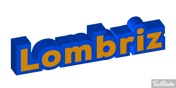 Lombriz Tekst effect