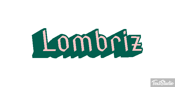 Lombriz Tekst effect