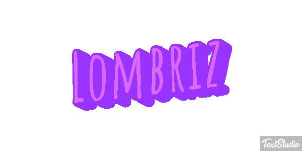 Lombriz Tekst effect