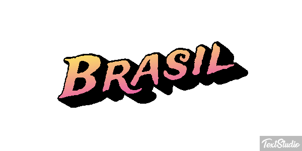 Brasil テキスト効果
