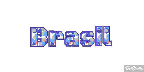 Brasil テキスト効果