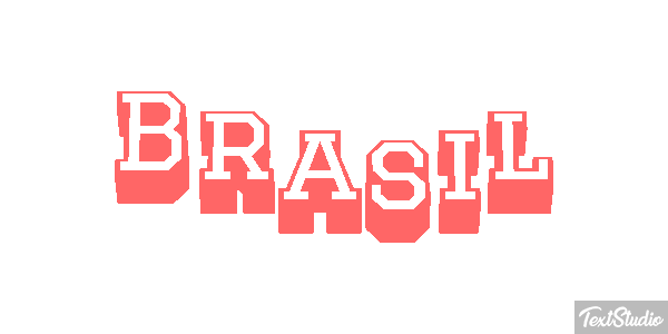 Brasil テキスト効果