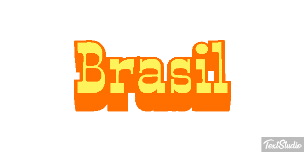 Brasil テキスト効果