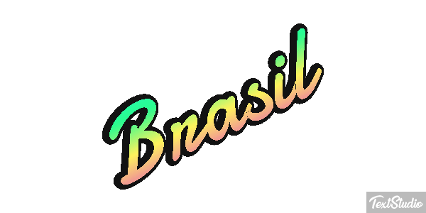 Brasil テキスト効果