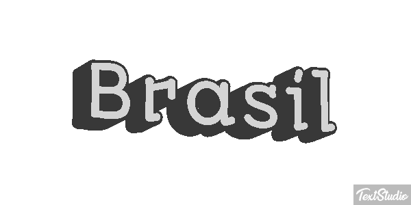 Brasil テキスト効果