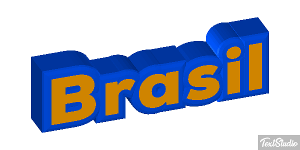 Brasil テキスト効果