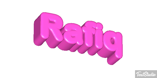 Rafiq Text effect