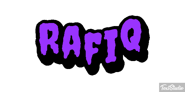 Rafiq Text effect