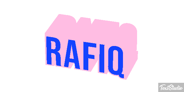 Rafiq Text effect