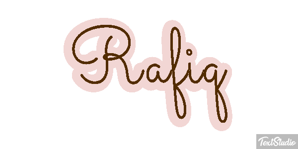 Rafiq Text effect