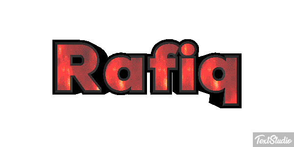 Rafiq Text effect