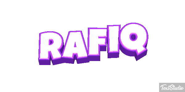 Rafiq Text effect