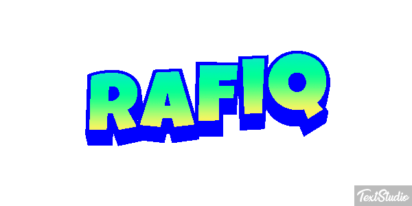 Rafiq Text effect