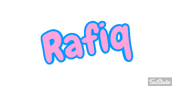 Rafiq Text effect