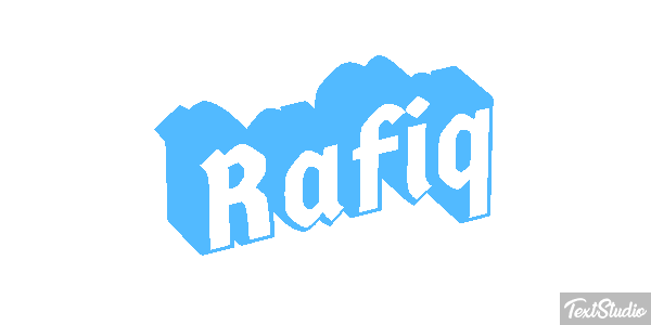 Rafiq Text effect