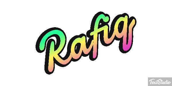 Rafiq Text effect