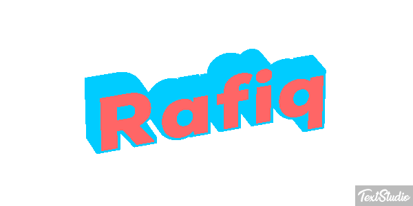 Rafiq Text effect